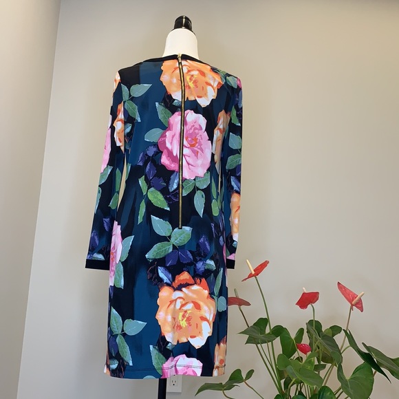 FINAL SALE! Eliza J, floral dress, size 10 - Picture 3 of 4